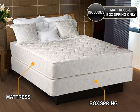 box spring with steel mattress amazon|full size box spring and mattress.